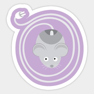 Mouse Cartoon Sticker